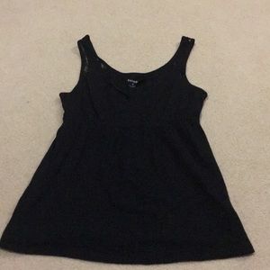 Black tank top